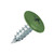 PanelPro 19mm RAL 6017 May Green wafer head hoarding screw for ACM Dibond and printed construction panels