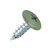 RAL 6021 Pale Green PanelPro 19mm wafer head hoarding screw for ACM Dibond and printed construction panels