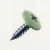 RAL 6021 Pale Green PanelPro 19mm wafer head hoarding screw for ACM Dibond and printed construction panels