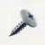 PanelPro 19mm wafer head hoarding screw in RAL 7001 Silver Grey for ACM Dibond and printed construction panels