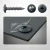 Various angles of this anthracite grey powder coated coloured hoarding screw, including one in a colour matched hoarding panel.