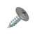 PanelPro 19mm wafer head hoarding screw in RAL 7030 Stone Grey for ACM Dibond and printed hoarding panels