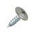 PanelPro 19mm wafer head hoarding screw in RAL 7032 Pebble Grey for ACM Dibond and printed hoarding panels