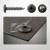Various angles of this dark brown hoarding screw, including one in a colour matched hoarding panel.