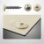 Various angles of this cream hoarding screw, including one in a colour matched hoarding panel.