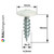PanelPro 19mm wafer head hoarding screw in RAL 9010 Pure White for ACM Dibond and printed hoarding panels