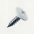 PanelPro hoarding screw 19mm x 4.2mm wafer head technical dimensions - RAL 9016 Traffic White