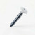 RAL 9016 Traffic White - 25mm x 4.2mm Painted Flange Head Self Tapping Screws - BZP Steel