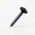 RAL 9005 Jet Black - 25mm x 4.2mm Painted Flange Head Self Tapping Screws - BZP Steel featuring a powder coated head for durable colour matching.