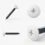 Different angles of the RAL 9010 Pure White - 32mm x 4.2mm Painted Flange Head Self Tapping Screws - BZP Steel