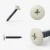Different angles of the RAL 1013 Oyster White - 32mm x 4.2mm Painted Flange Head Self Tapping Screws - BZP Steel
