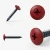 Different angles of the RAL 3002 Carmine Red - 32mm x 4.2mm Painted Flange Head Self Tapping Screws - BZP Steel