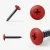 Different angles of the RAL 3020 Traffic Red - 32mm x 4.2mm Painted Flange Head Self Tapping Screws - BZP Steel