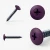 Different angles of the RAL 4007 Purple Violet - 32mm x 4.2mm Painted Flange Head Self Tapping Screws - BZP Steel