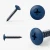 Different angles of the RAL 5003 Sapphire Blue - 32mm x 4.2mm Painted Flange Head Self Tapping Screws - BZP Steel