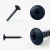 Different angles of the RAL 5004 Black Blue - 32mm x 4.2mm Painted Flange Head Self Tapping Screws - BZP Steel