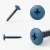 Different angles of the RAL 5023 Distant Blue - 32mm x 4.2mm Painted Flange Head Self Tapping Screws - BZP Steel