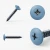 Different angles of the RAL 5024 Pastel Blue - 32mm x 4.2mm Painted Flange Head Self Tapping Screws - BZP Steel