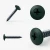 Different angles of the RAL 6012 Black Green - 32mm x 4.2mm Painted Flange Head Self Tapping Screws - BZP Steel