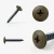 Different angles of the RAL 8008 Olive Brown - 32mm x 4.2mm Painted Flange Head Self Tapping Screws - BZP Steel
