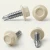 Different angles of the RAL 1013 Oyster White - 13mm x 4.2mm Coloured Hex Head Self Drilling Tek Bolts - BZP