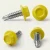 Different angles of the RAL 1016 Sulphur Yellow - 13mm x 4.2mm Coloured Hex Head Self Drilling Tek Bolts - BZP