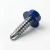 RAL 5013 Cobalt Blue - 13mm x 4.2mm Coloured Hex Head Self Drilling Tek Bolts - BZP