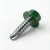 RAL 6005 Moss Green - 13mm x 4.2mm Coloured Hex Head Self Drilling Tek Bolts - BZP