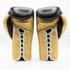 Winning Lace-Up Boxing Gloves - Black / Gold