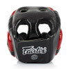 Fairtex HG13 Full Head Black Headgear