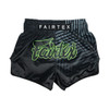 Fairtex BS1924 Racer Black Slim Cut Muay Thai Boxing Shorts