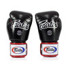 Fairtex BGV1 Black/White/Red Muay Thai Boxing Glove