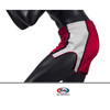 Fairtex BS1704 Red/White Slim Cut Muay Thai Boxing Short