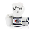 Fairtex BGV9 Mexican Style White Blue Muay Thai Boxing Glove - Heavy Hitter