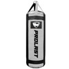 Prolast 4FT XL 135LB Mayweather Style Punching Bag Black // White UNFILLED - Made in USA