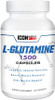 Icon Muscle L-Glutamine 1500 Capsules - 1.5 Grams- 120 Capsules -Amino Acid - Muscle Recovery