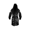 Cleto Reyes Satin Boxing Robe With Hood Black