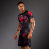 Jujutsu Kaisen x Venum Itadori Short Sleeve Rashguard - Black/Red
