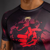 Jujutsu Kaisen x Venum Itadori Short Sleeve Rashguard - Black/Red