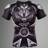 Venum Gladiator 3.0 Rashguard - Black/White - Short Sleeves