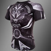 Venum Gladiator 3.0 Rashguard - Black/White - Short Sleeves