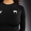 Venum UFC Unity by Venum Authentic Fight Week Women's Performance Long Sleeve Rashguard - Black