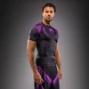 Venum No-Gi 6.0 Short Sleeve Rashguard - Black/Purple