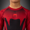 Venum Attack Kids Short Sleeve Rashguard - Black/Red