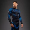 Venum No-Gi 6.0 Long Sleeve Rashguard - Black/Blue