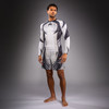 Venum Galactic 3.0 Long Sleeve Rashguard - Off-White/Black