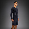 Venum G-Core Long Sleeve Rashguard - Navy Blue/White