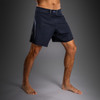 Venum G-Core Fight Shorts - Navy Blue/White