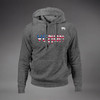 Venum Classic USA Hoodie - Heather Grey/White