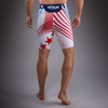 Men's Official UFC Freedom 250 by Venum White Authentic Fight Night Vale Tudo Short -Ruffy